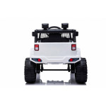 Elektrické autíčko - Jeep Dark Night - nelakované - biele